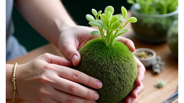 対面:苔玉づくりと森のテラリウム